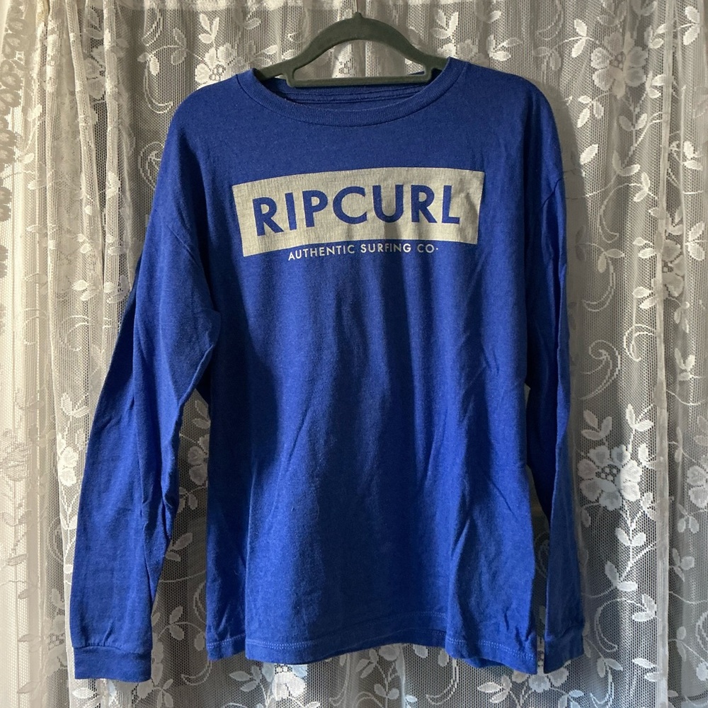 Rip Curl  xl kids Royal Blue Long Sleeve Tee